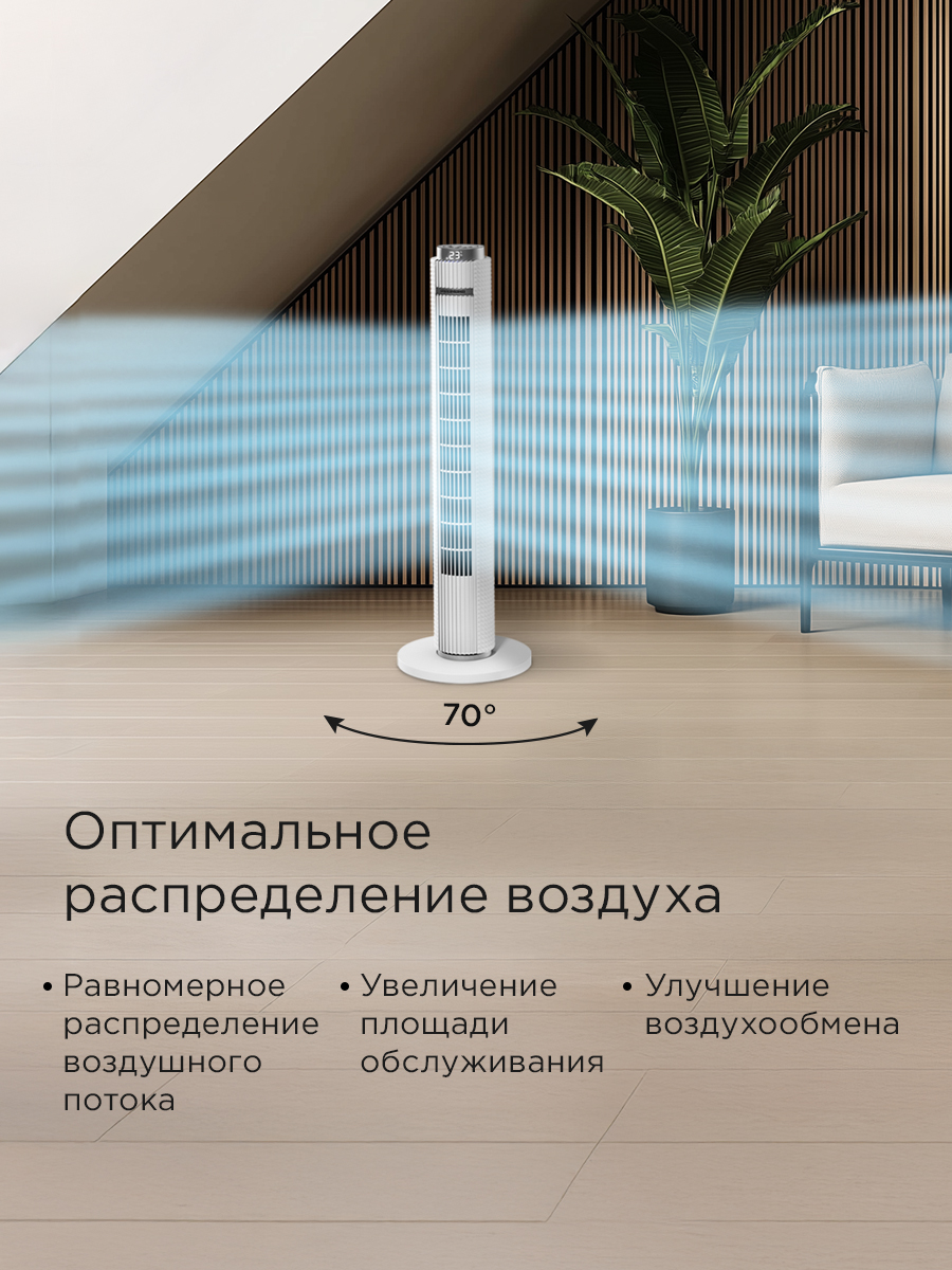 Вентилятор напольный REDMOND AP2215S - фото 7