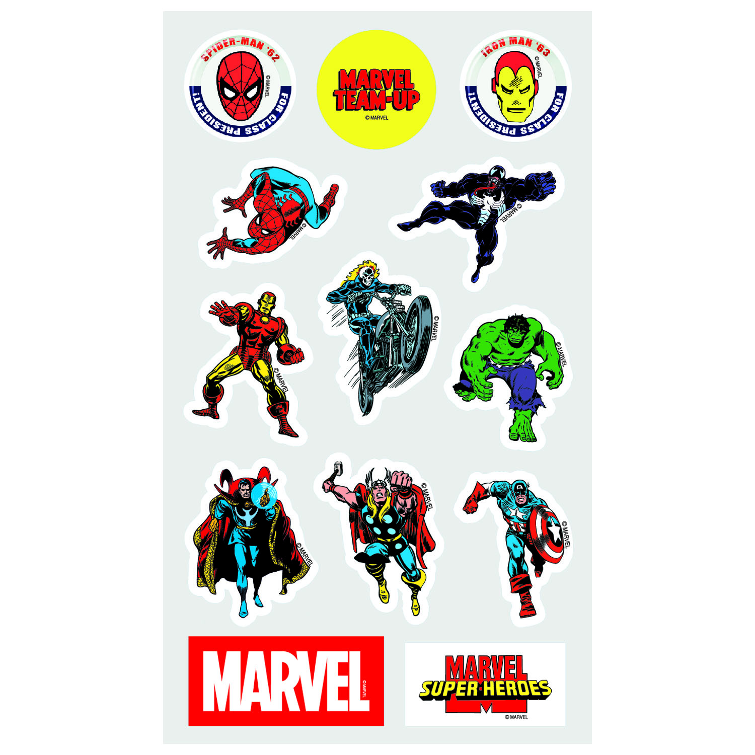Наклейки Marvel - фото 1