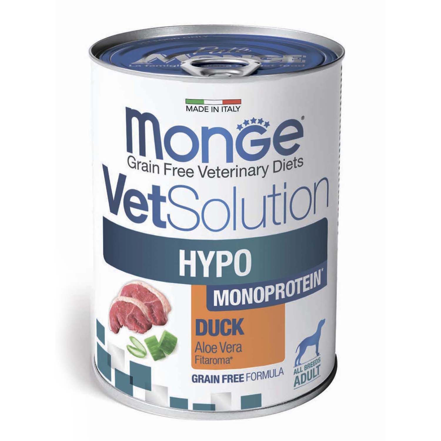 Корм для собак диетический MONGE VetSolution Dog Hypo Monoprotein для снижения пищевой непереносимости 400г - фото 1