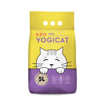 Наполнитель YOGICAT 5 л комкующийся