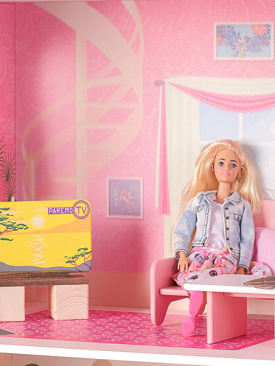 Домик для кукол PAREMO 121 см с мебелью PD316-01 - фото 18