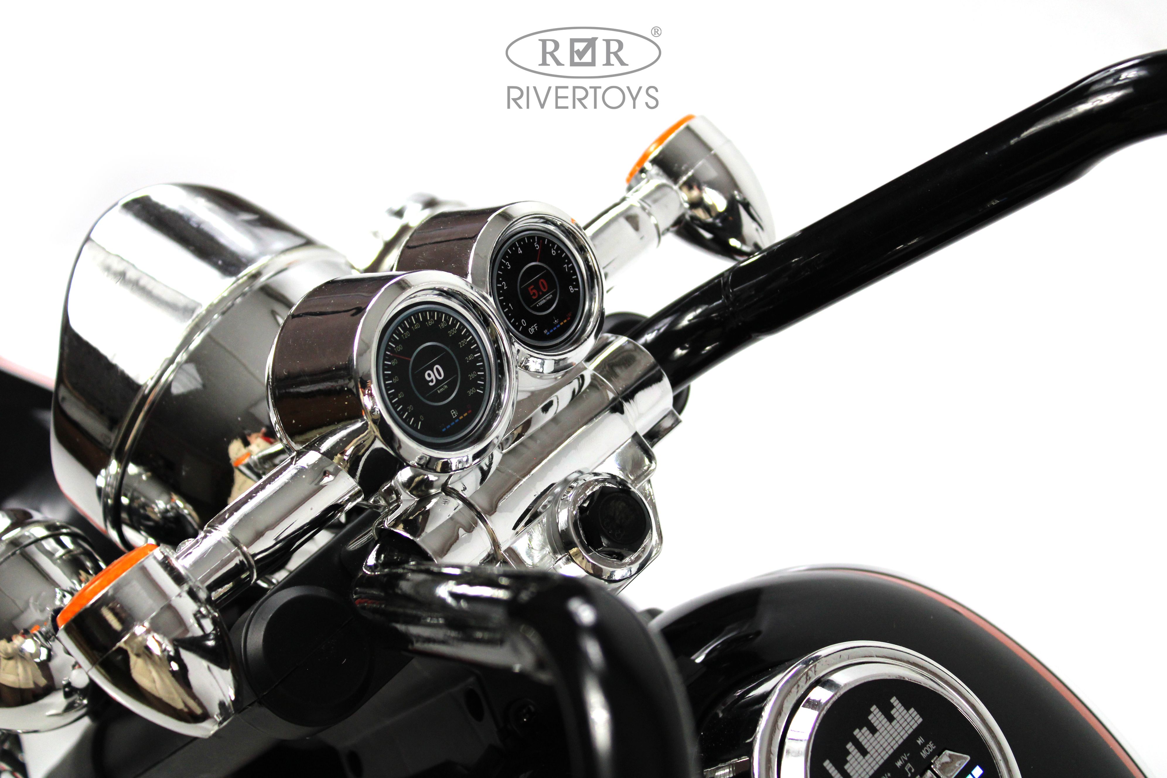 Электромобиль RIVERTOYS K003PX-WHITE - фото 14