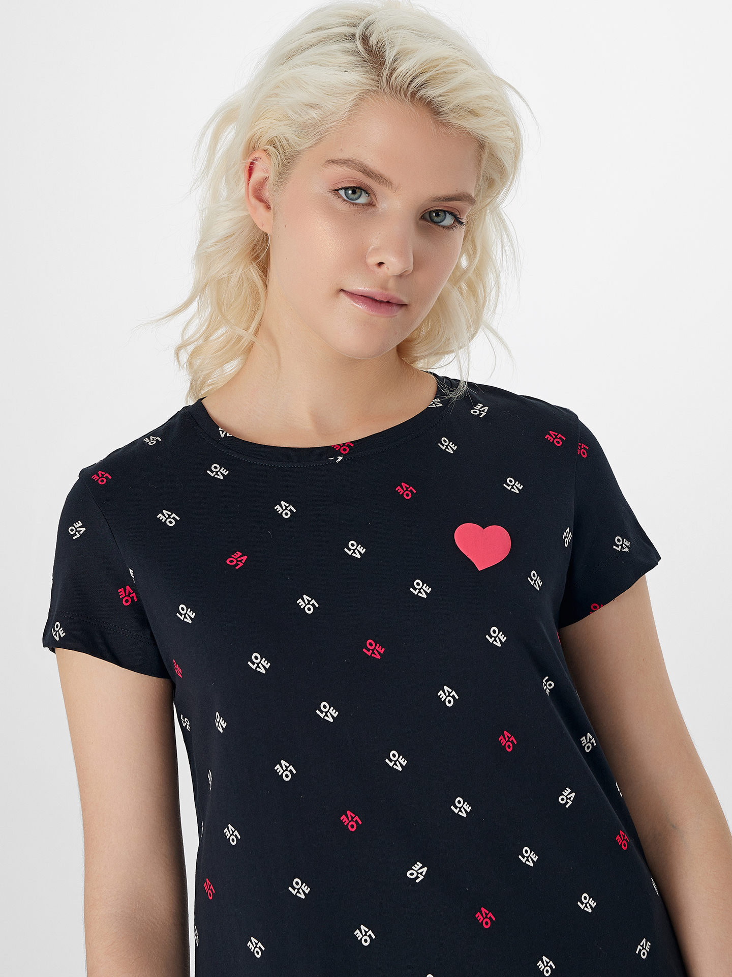 Сорочка ночная Mark Formelle (Марк Формэль) 572402/текст на черном - фото 3