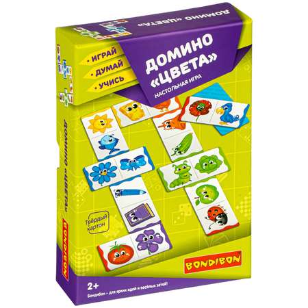 Настольная игра Bondibon Домино Цвета