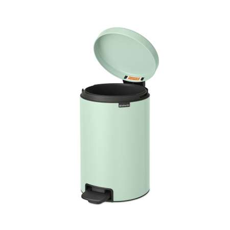 Бак мусорный Brabantia NewIcon с педалью мятно-голубой 12л 233906