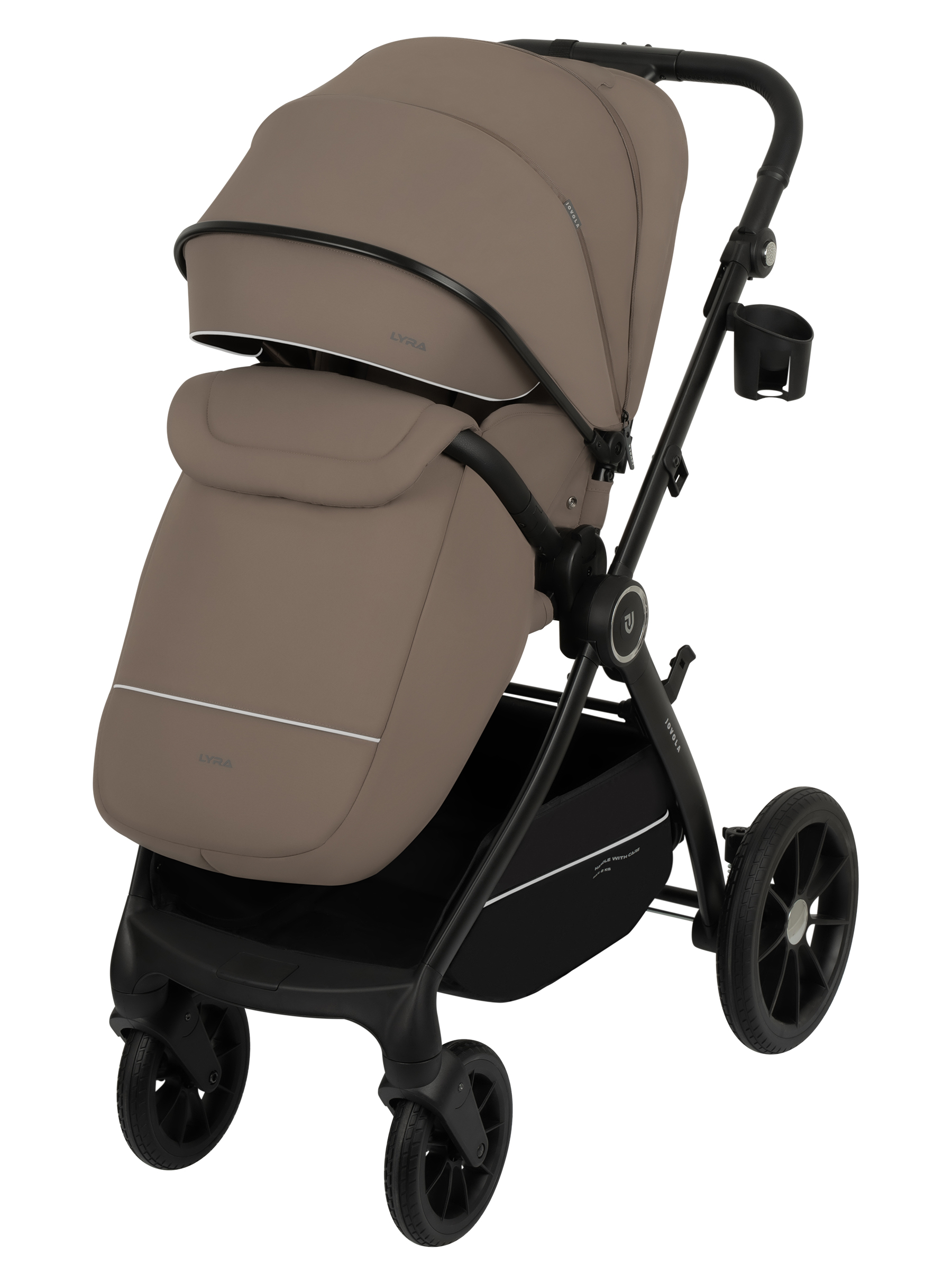 Коляска прогулочная JOVOLA LYRA темно-бежевый - фото 15
