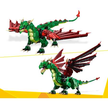 Конструктор LEGO Creator Средневековый дракон блочный