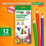 Карандаши цветные Brauberg 12 шт.