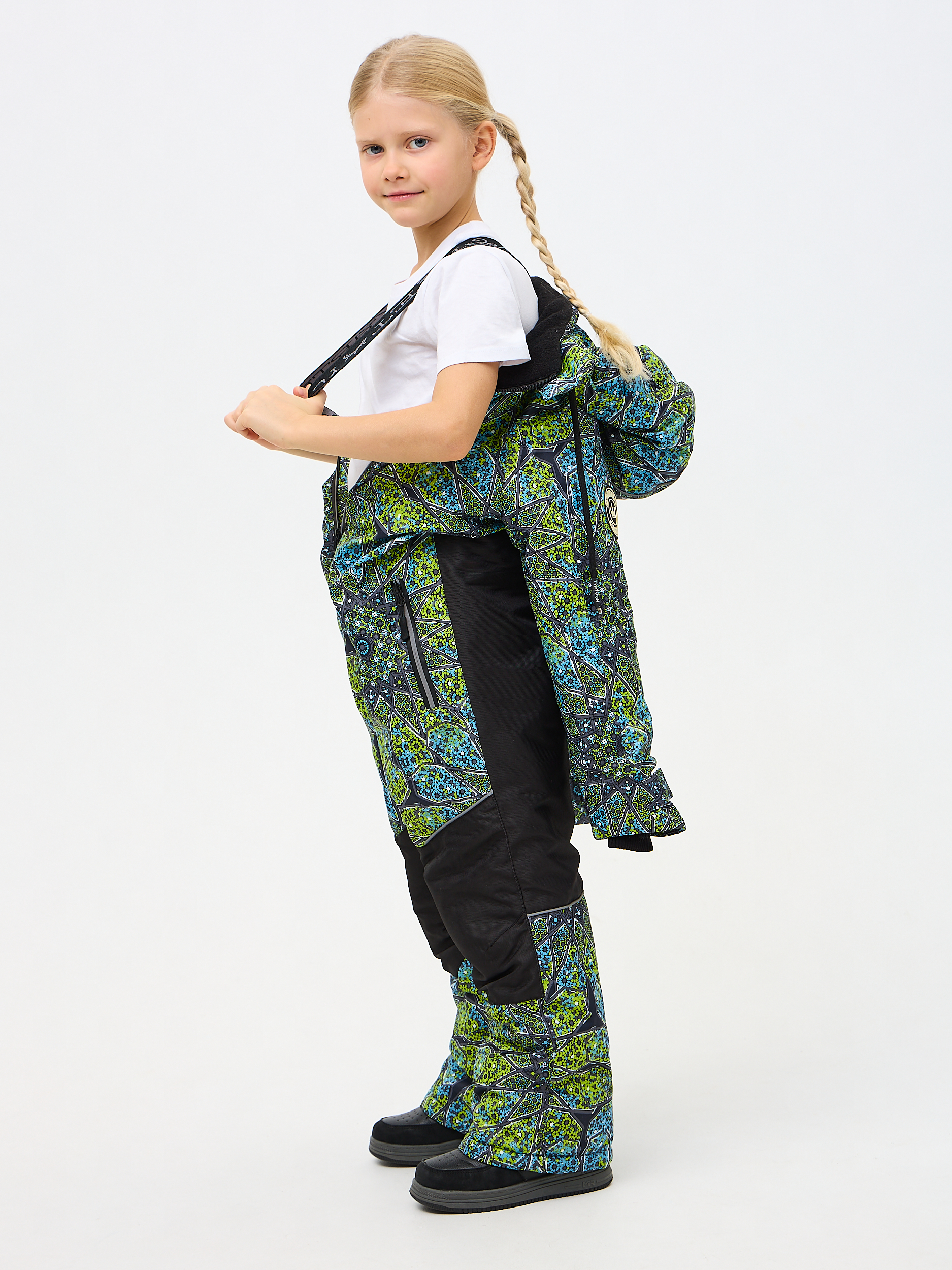 Комбинезон Kvartet 854 т.серый- салат - фото 7