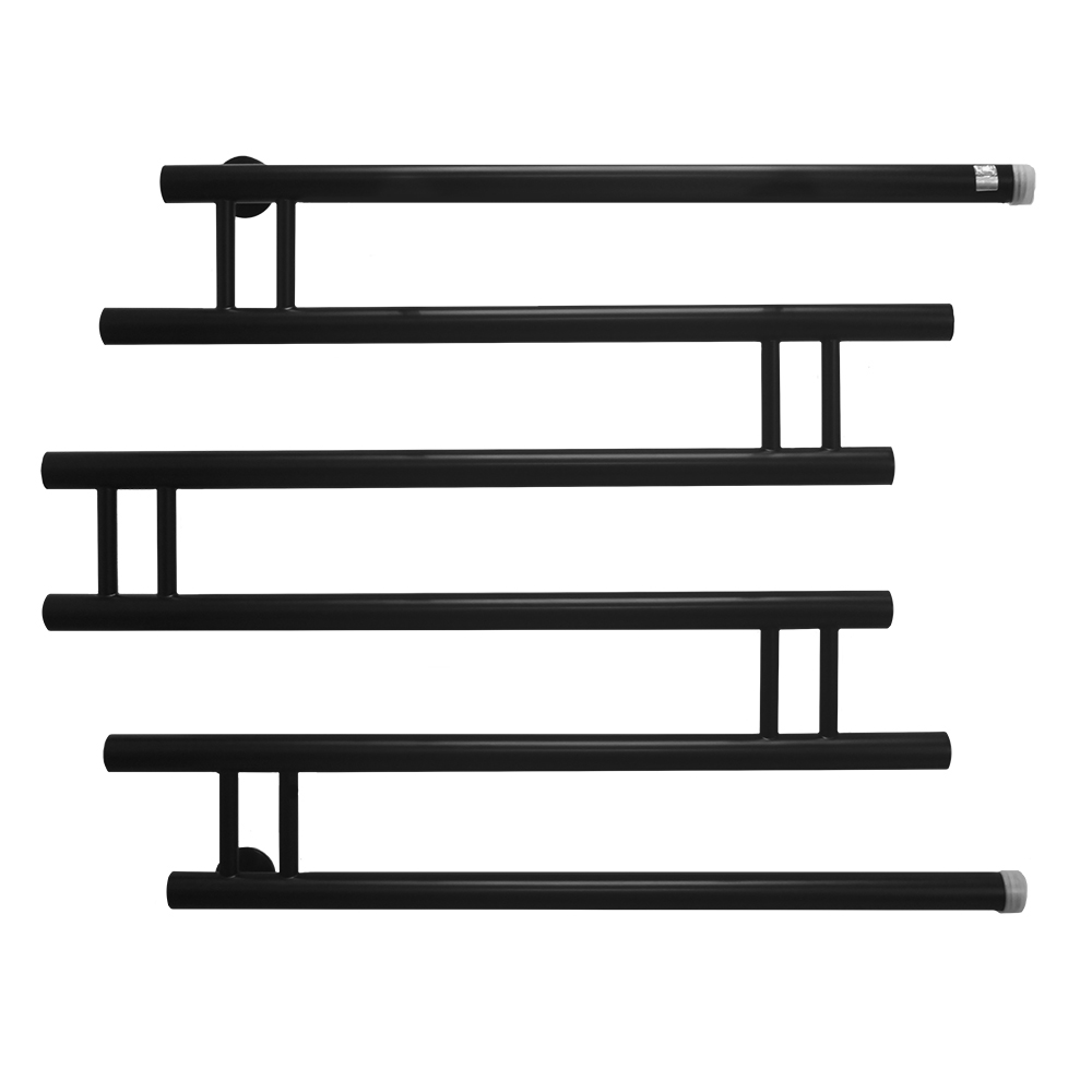 Полотенцесушитель водяной Energy Modern 600x700 черный матовый - фото 2