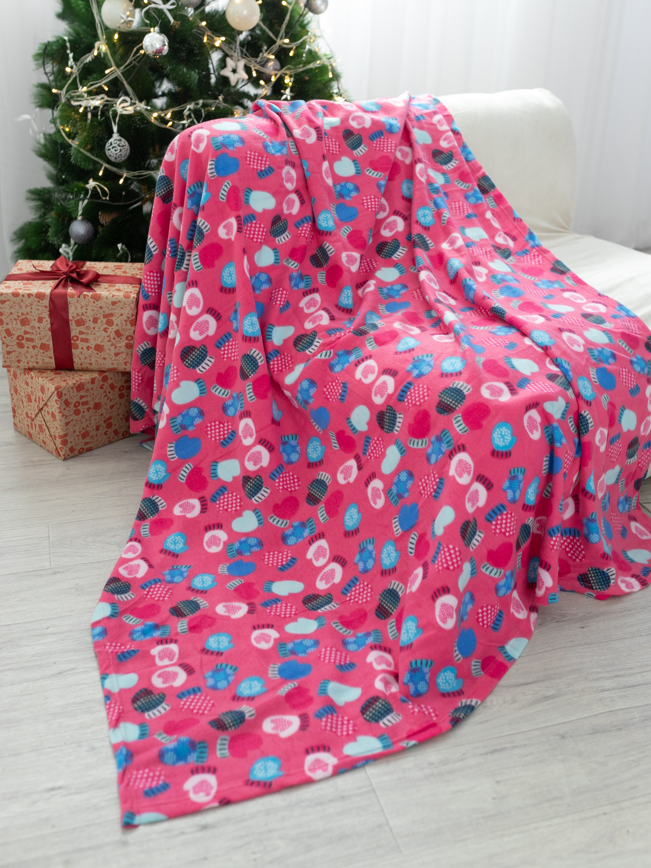 Плед Wellness WPLNY152-Зима_1 150 x 200 см флис - фото 9