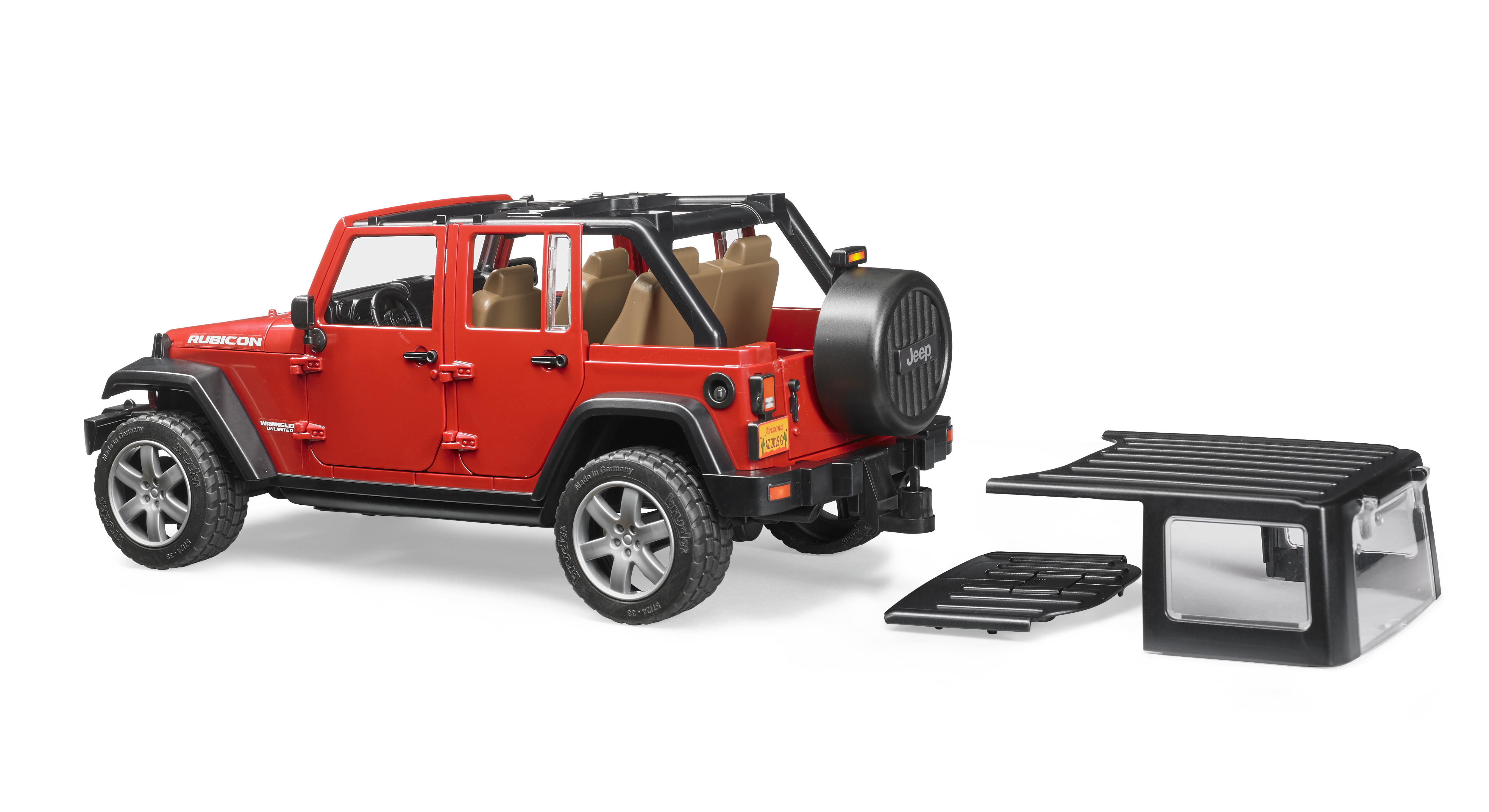 Внедорожник Bruder Jeep 1:16 02-525 - фото 7