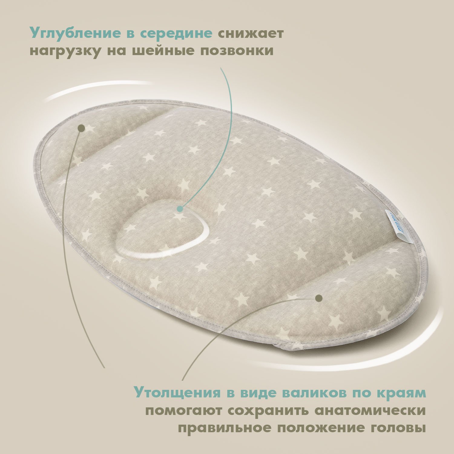 Подушка анатомическая Nuovita 25 x 40 см - фото 4