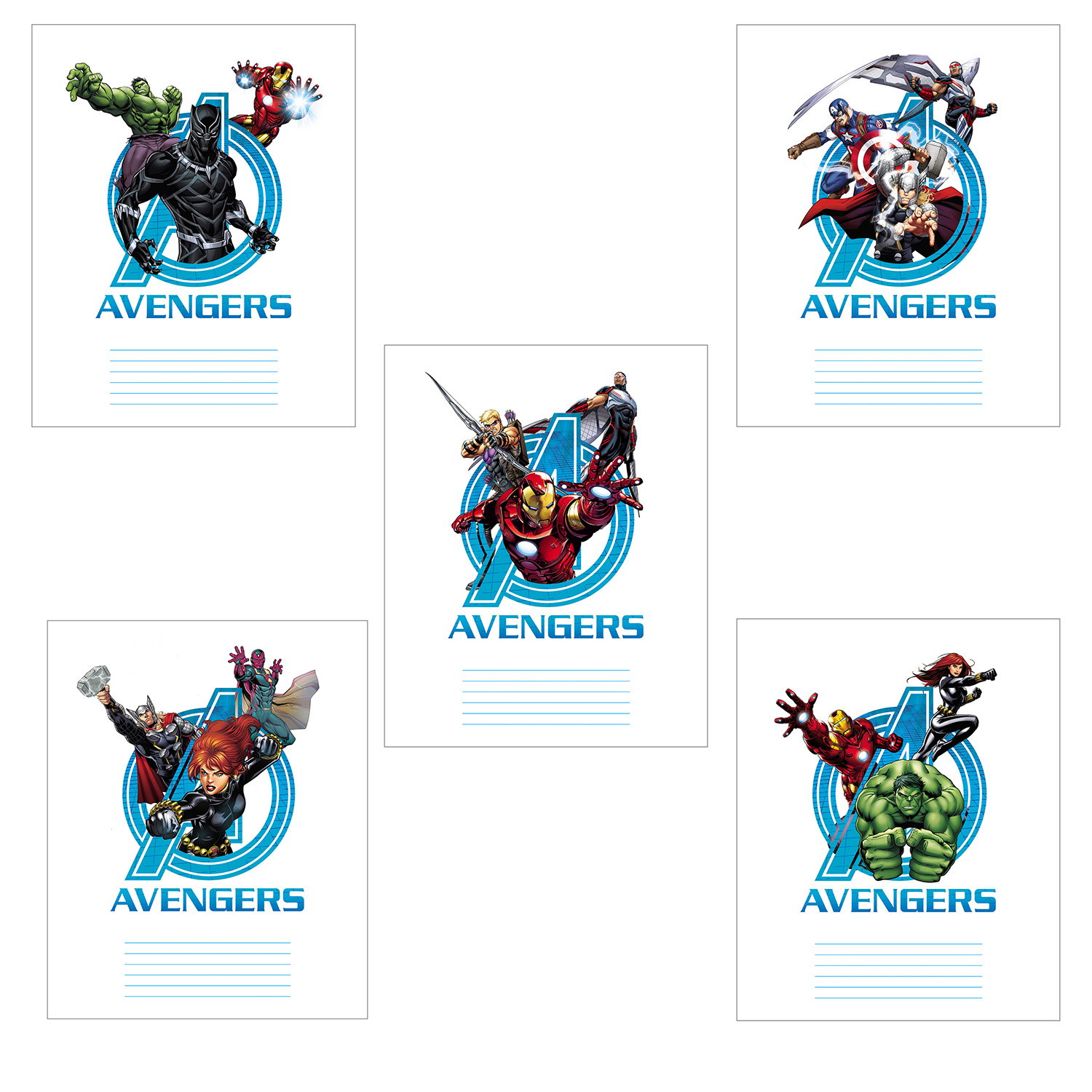 Тетрадь Hatber клетка 18 лист. в ассортименте - фото 1