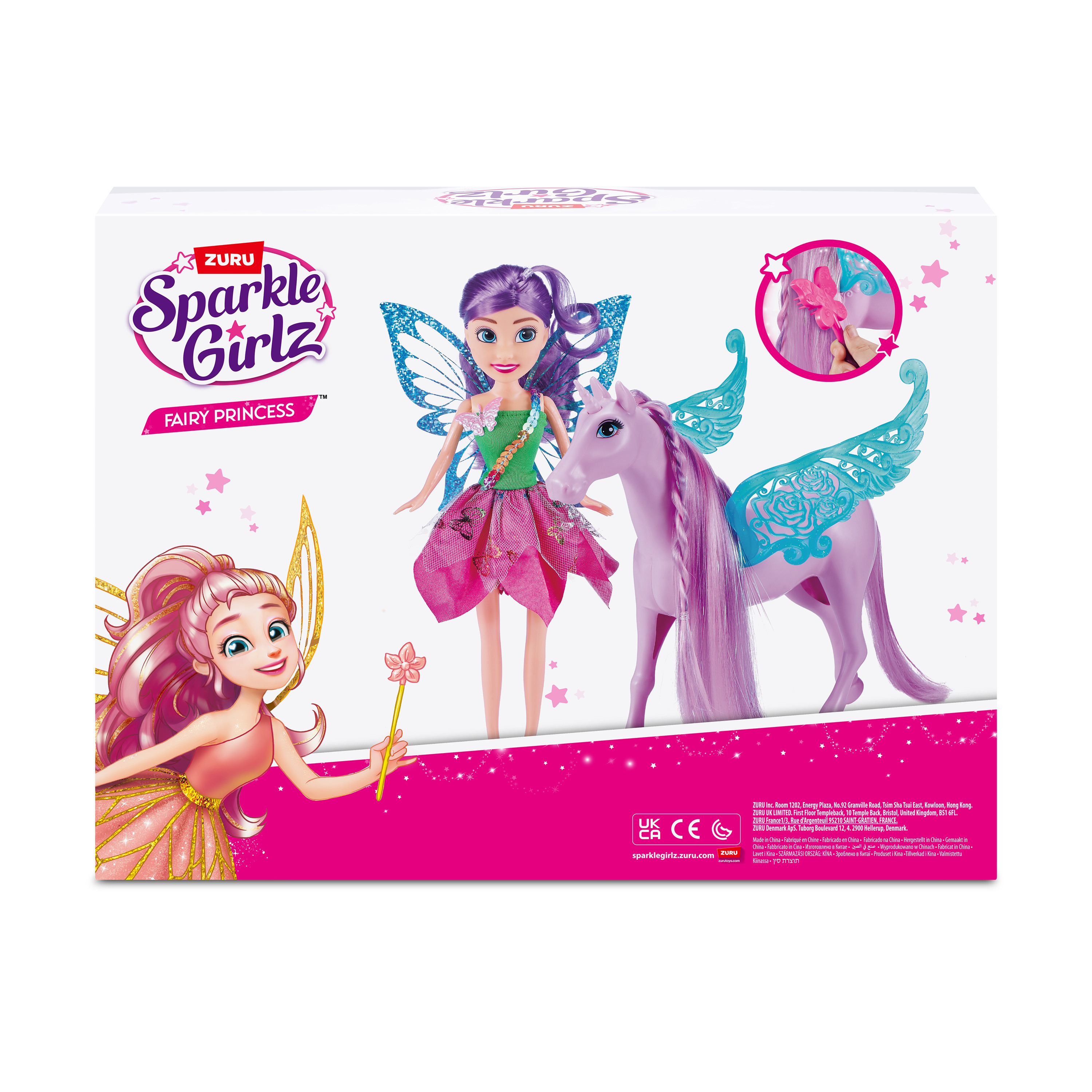 Кукла модельная Zuru Sparkle Girlz Фея и единорог 100413 - фото 10