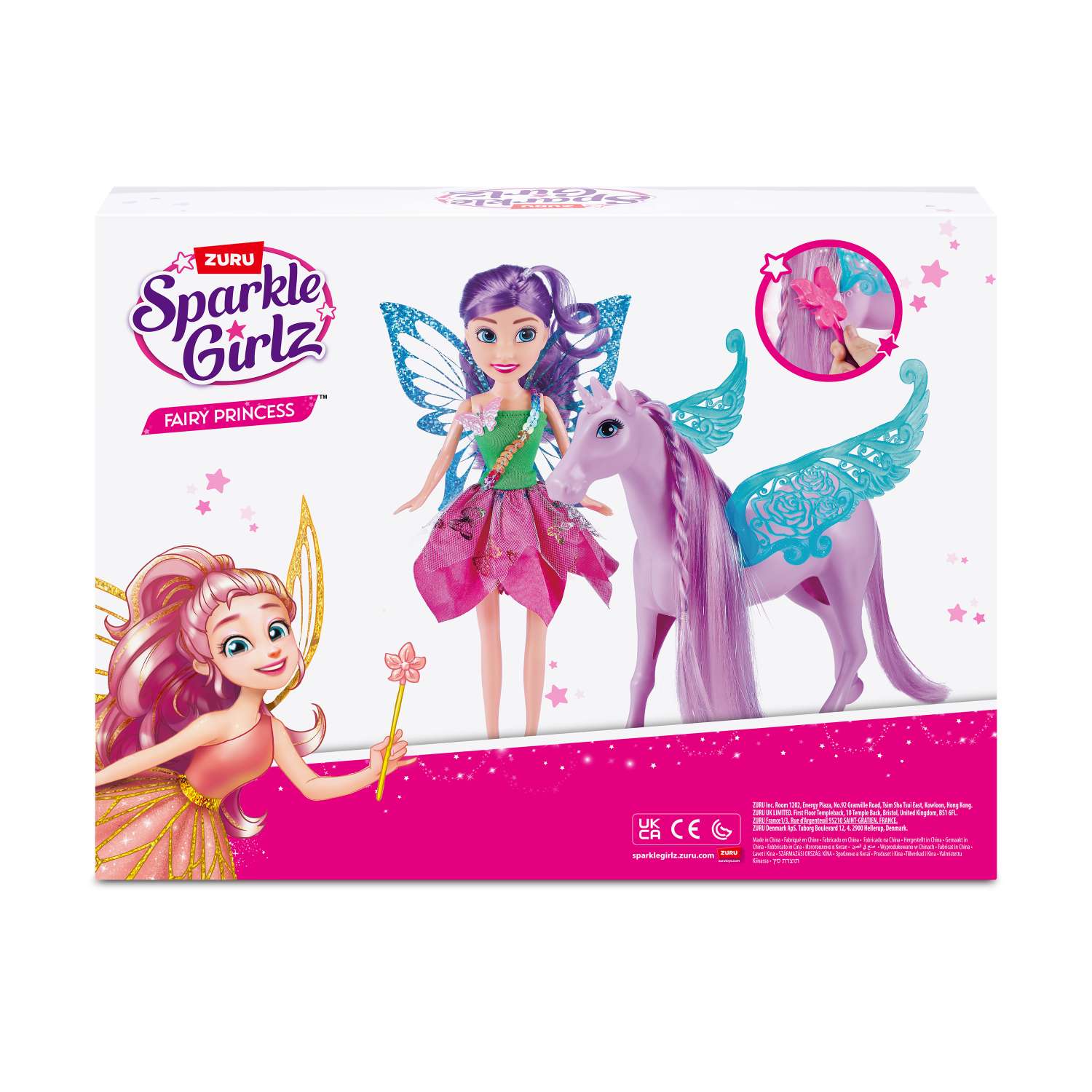 Кукла модельная Zuru Sparkle Girlz Фея и единорог 100413 - фото 10