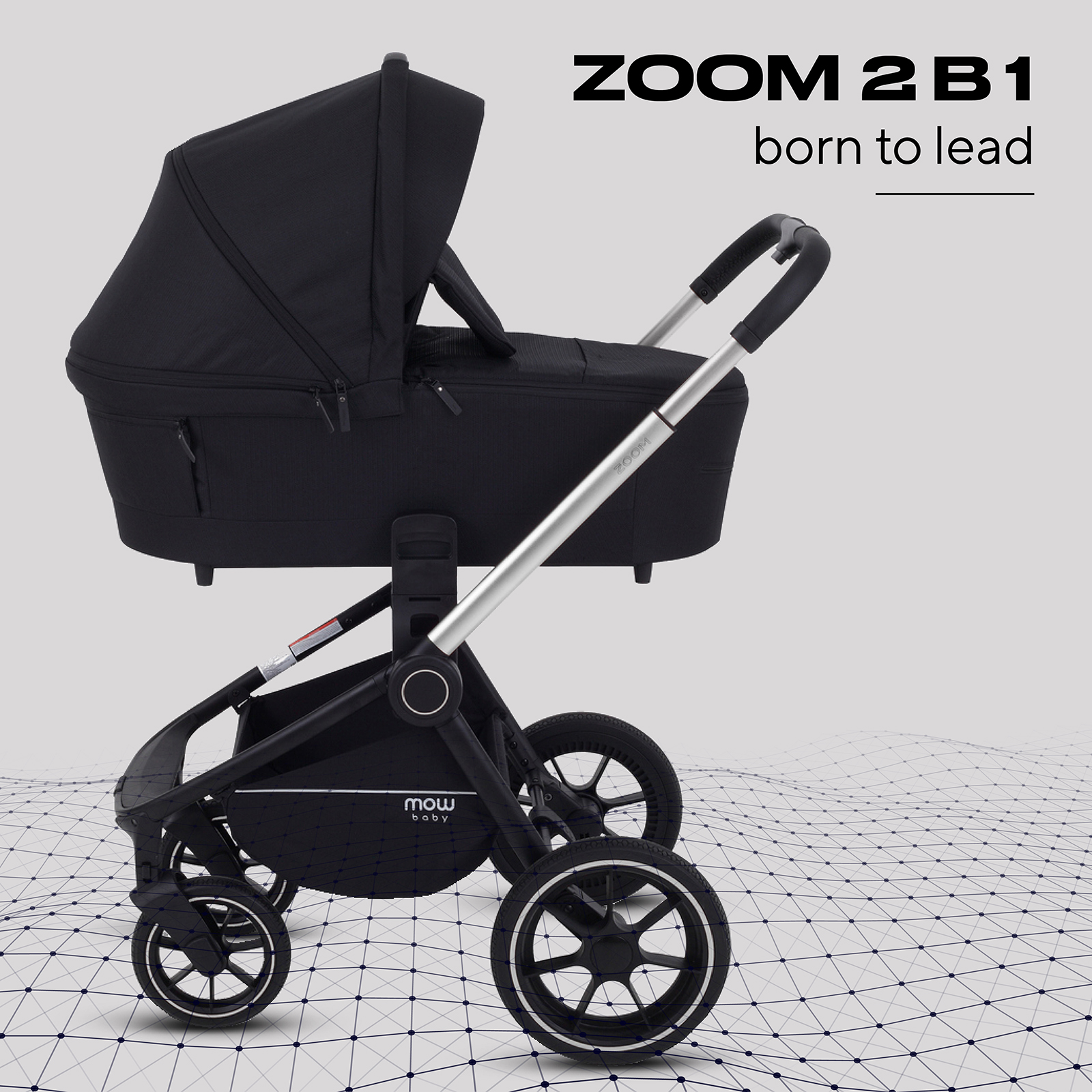 Коляска 2в1 MOWbaby Zoom - фото 1