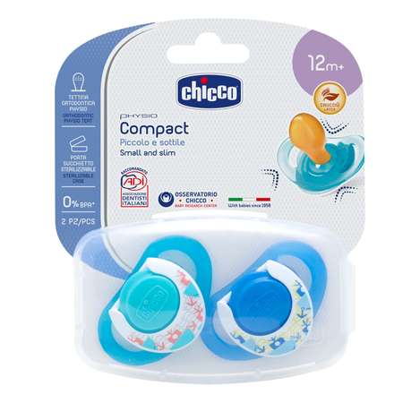 Пустышка Chicco от 12 мес. 2 шт.