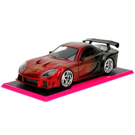 Автомобиль Jada Mazda RX-7 Widebody Pink Slips 1895 1:24