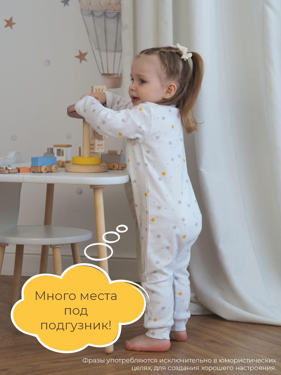 Комбинезон 3 шт ШВЕЙНЫЕ ИСТОРИИ откр_слипымыши - фото 13