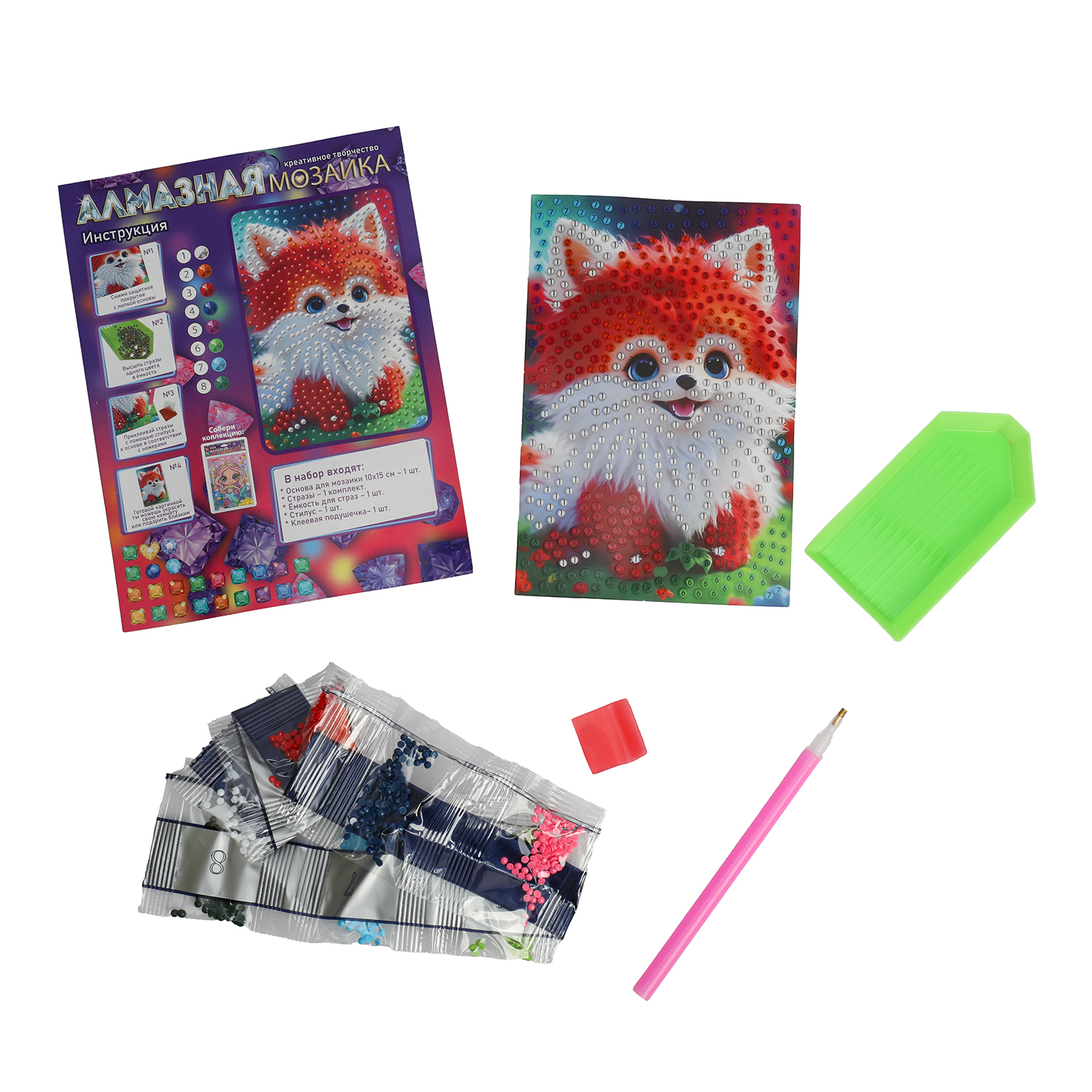 Алмазная мозаика Multiart Лисенок - фото 2