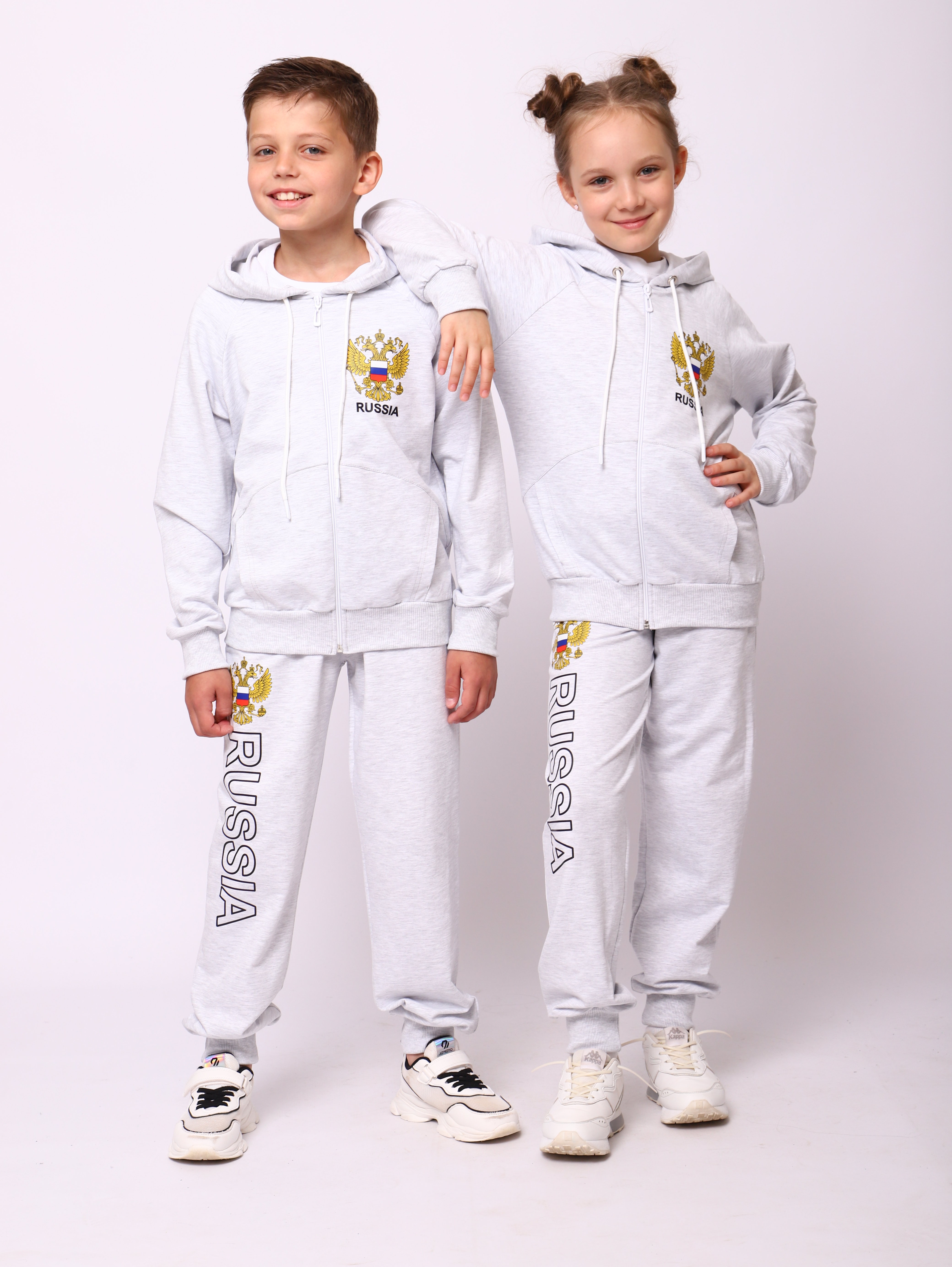 Костюм ЛАДОШКИ Костюм Марафон Серый Меланж - фото 2