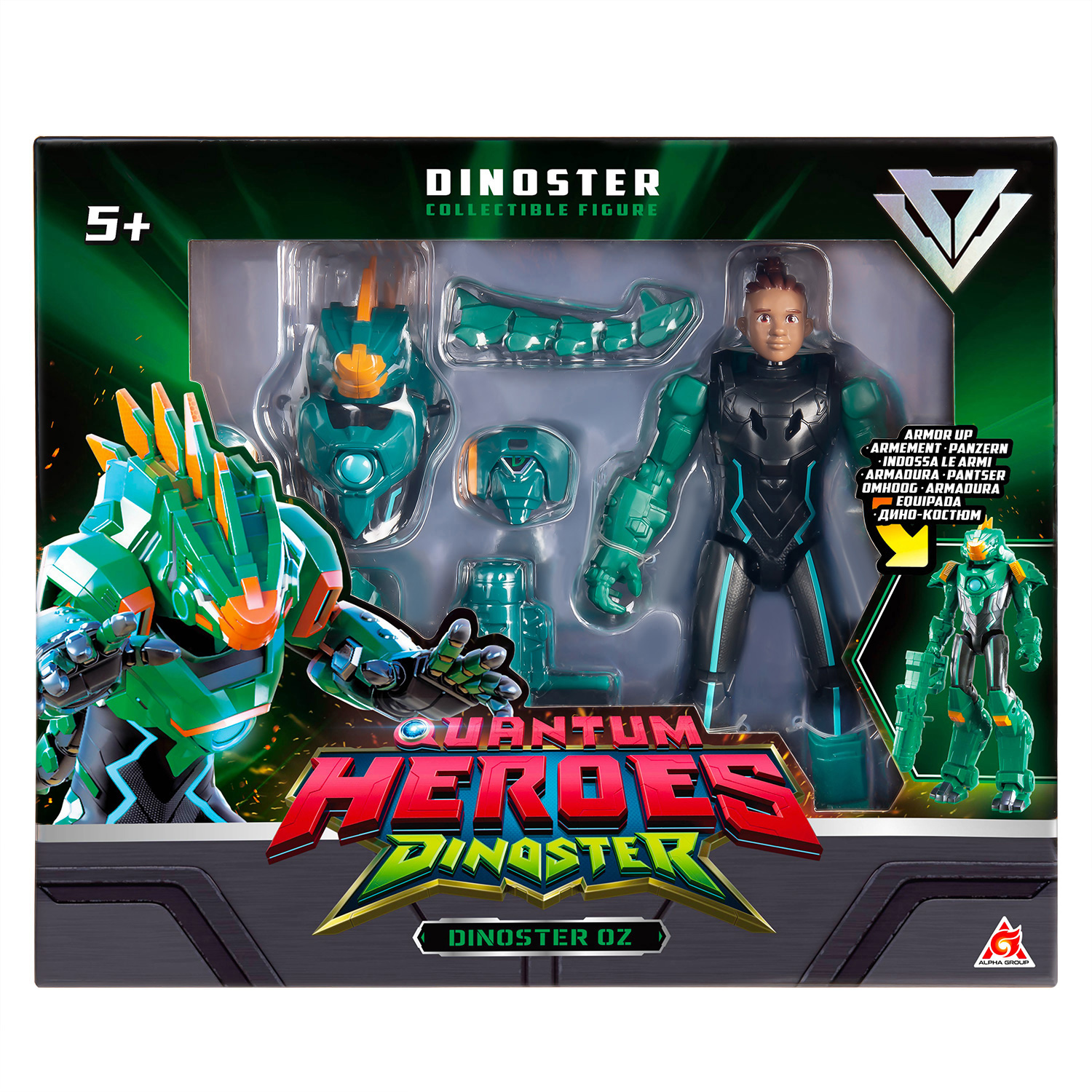 Фигурка Dinoster Оз в дино-костюме 20 см - фото 5