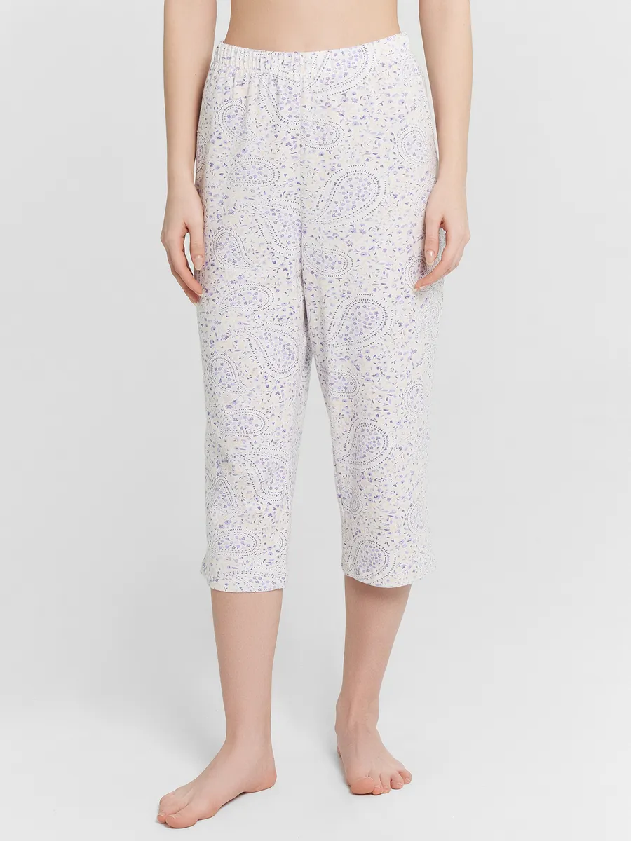 Пижама Mark Formelle (Марк Формэль) 592370/лиловый вереск +узор на св.молочном - фото 10