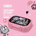 Ланч-бокс с декором Смешарики 18x13x5 мм 0,98л