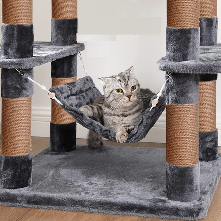 Игровой комплекс для кошек дом Pet БМФ Черный