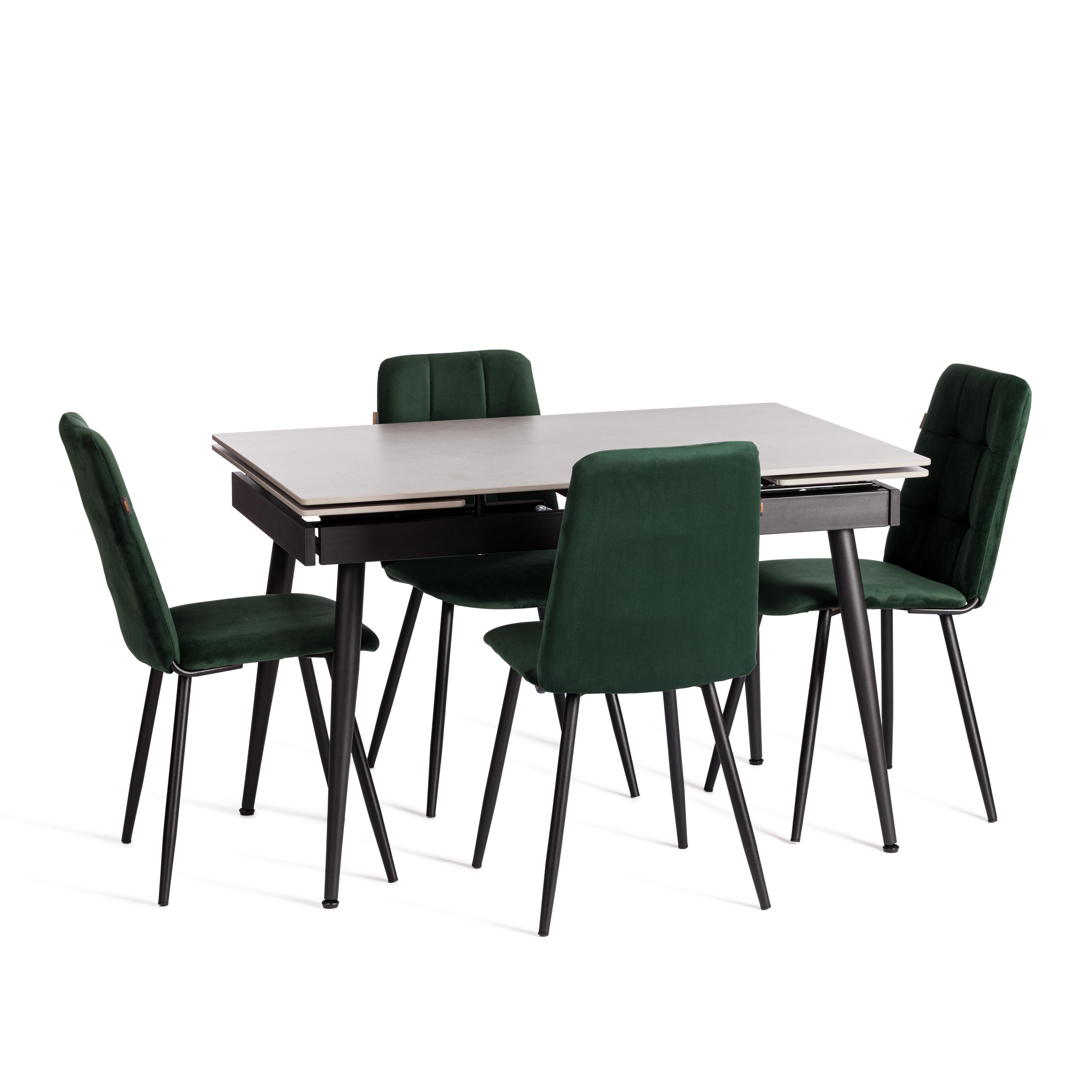 Стул TETCHAIR Asti TREND велюр изумруд 2 шт. - фото 3