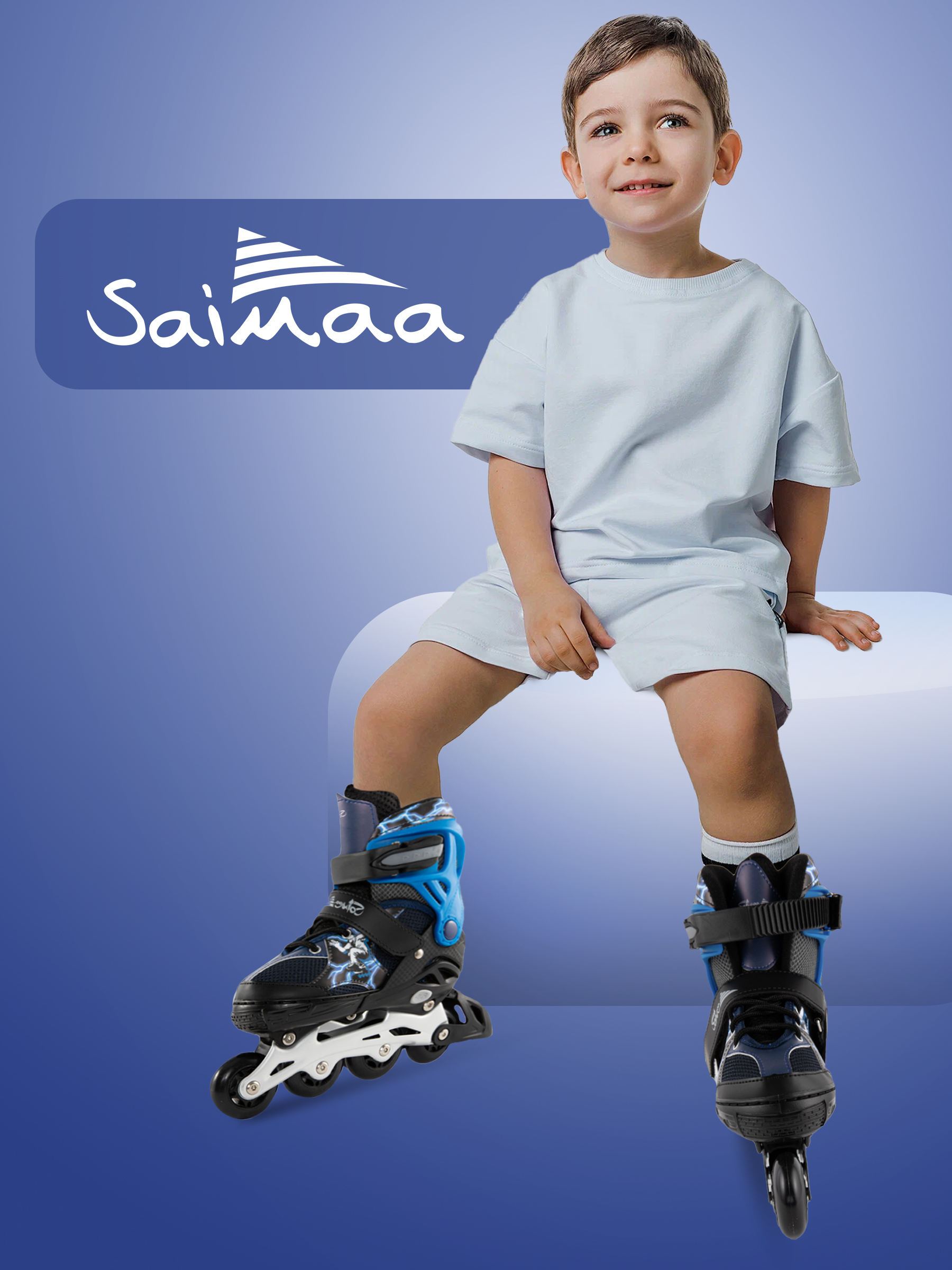 Роликовые коньки Saimaa 33-36 - фото 3