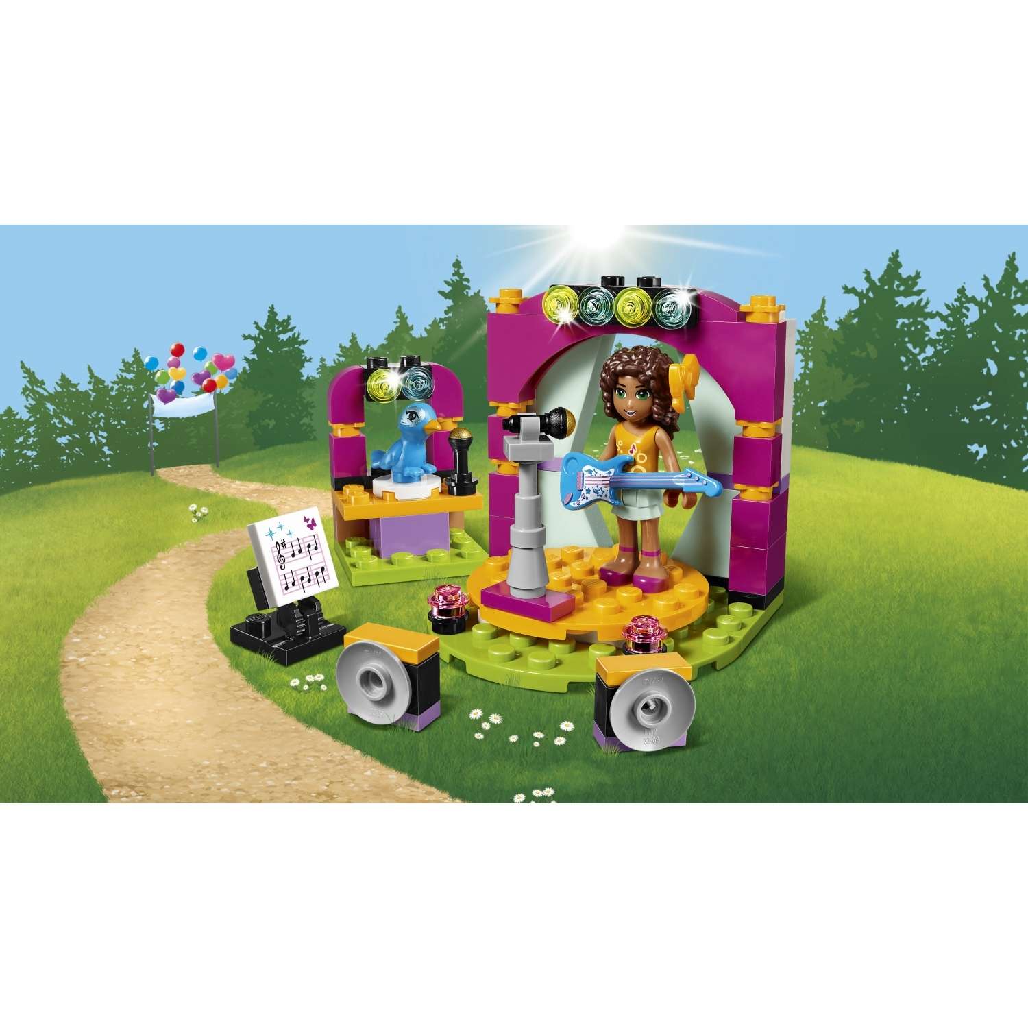 Конструктор LEGO Friends Музыкальный дуэт Андреа блочный - фото 4