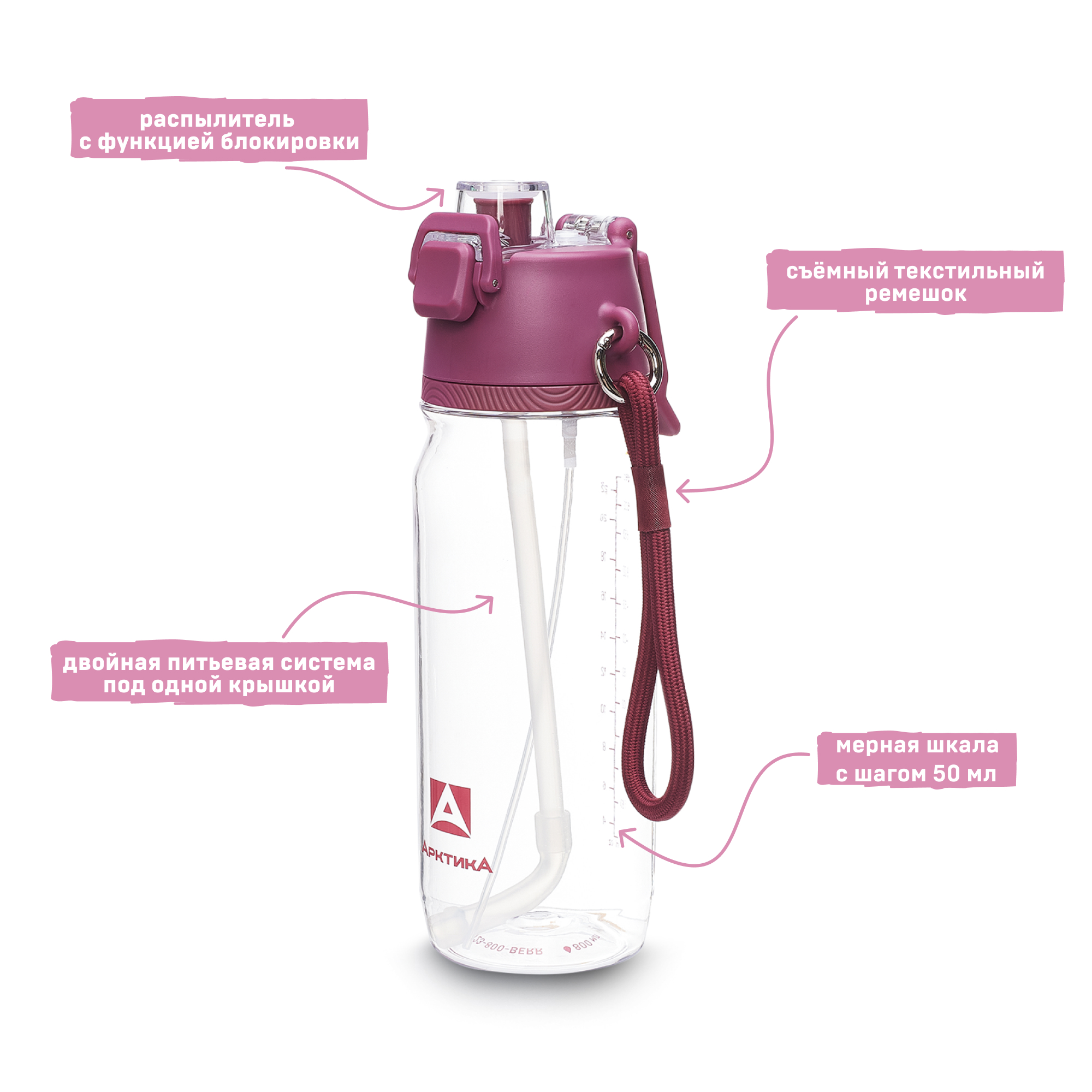 Бутылка Арктика 723 800 мл - фото 3