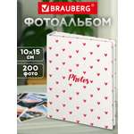 Изображение товара Фотоальбом для фотографий Brauberg семейный свадебный 200 фото 10х15