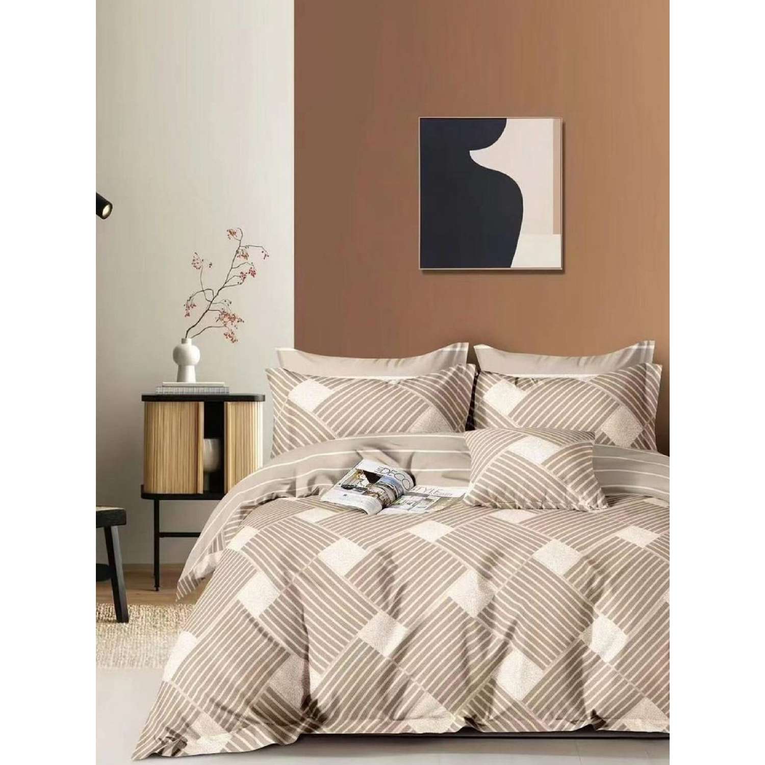 Комплект постельного белья Ярмарка снов евро в ассортименте - фото 2