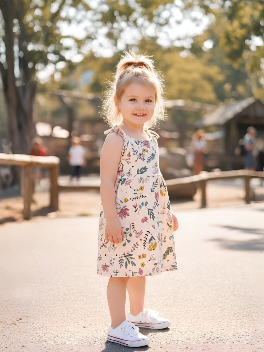 Сарафан VEDDI 534к-2024-экрю/цветочный сад - фото 8