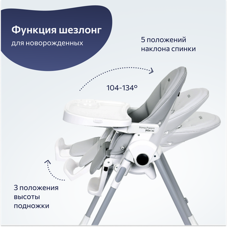 Стульчик для кормления Peg-Perego Prima Pappa Follow Me классический