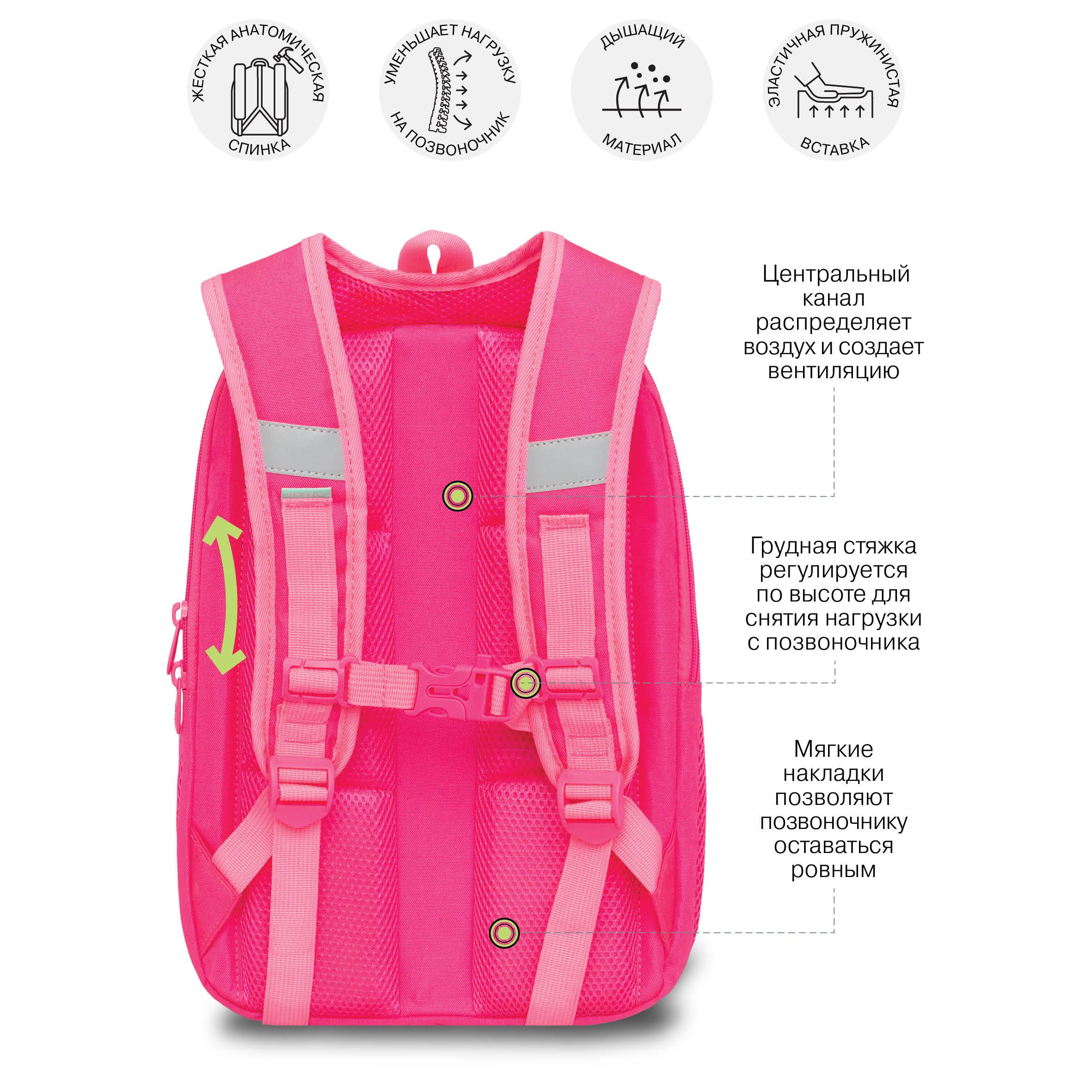 Ранец Grizzly для девочки - фото 8