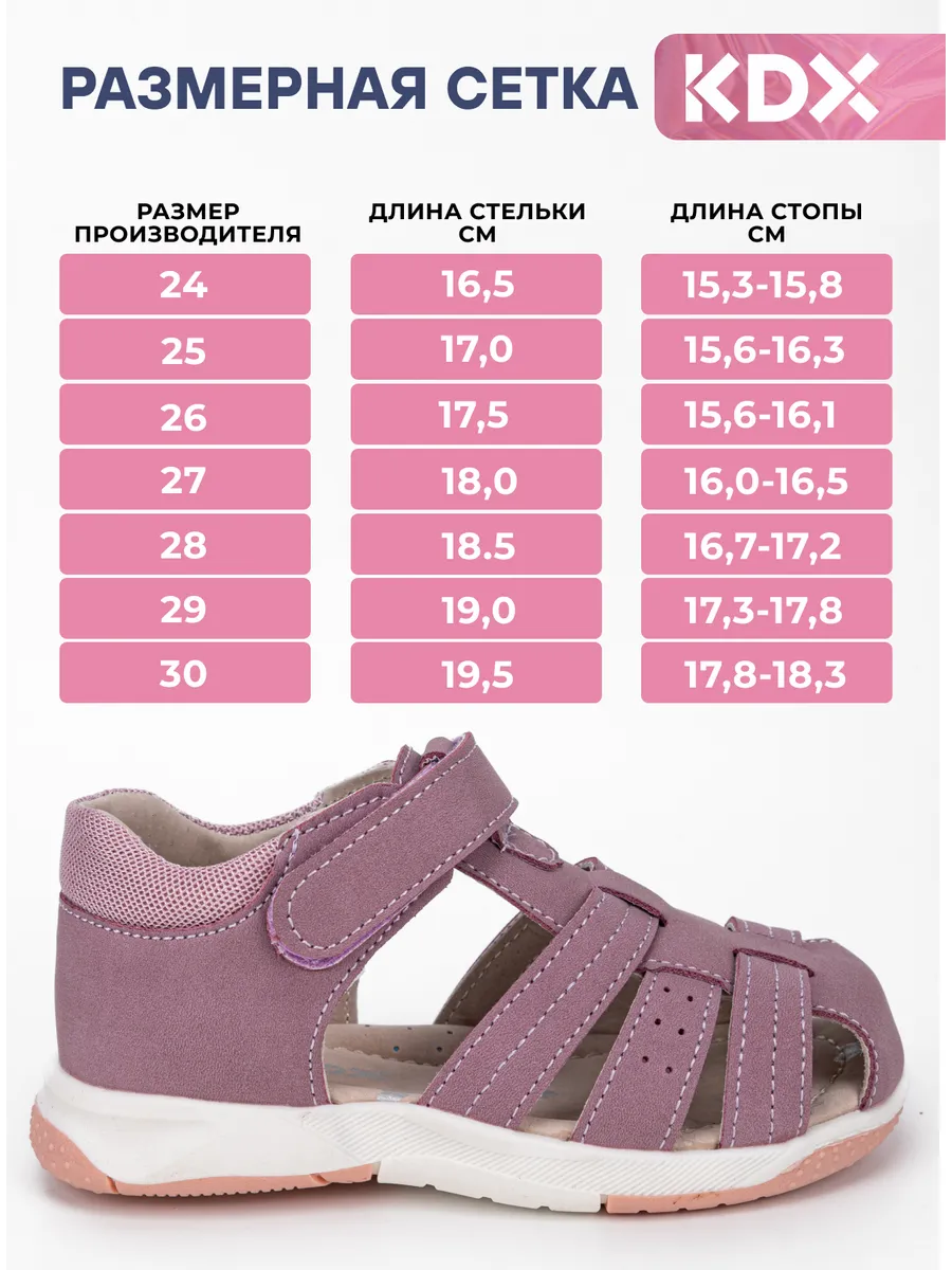 Сандалии KDX FL-16 pink - фото 5