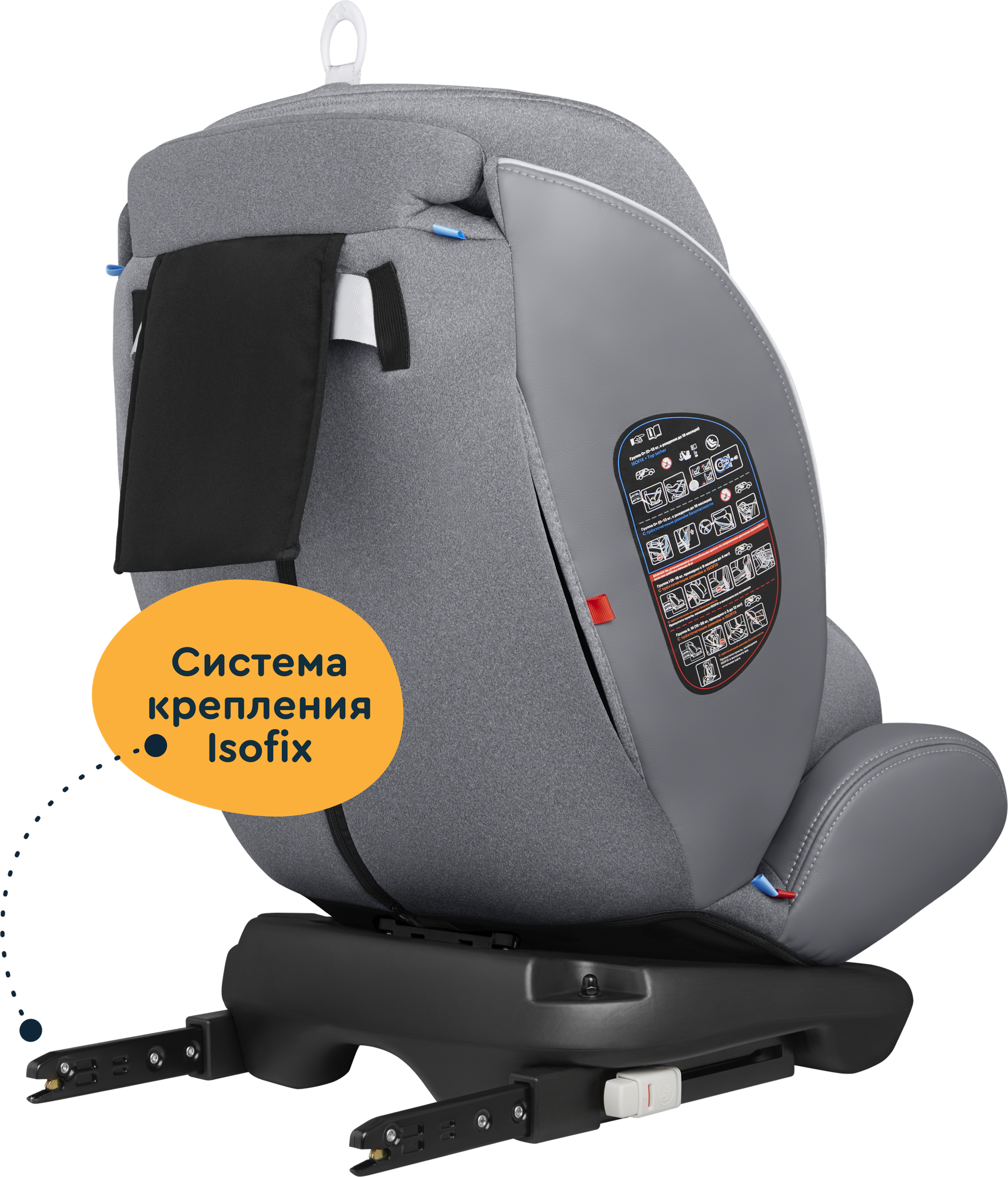 Автокресло Junion Odri Isofix 0+/1/2/3 (0-36 кг) - фото 7