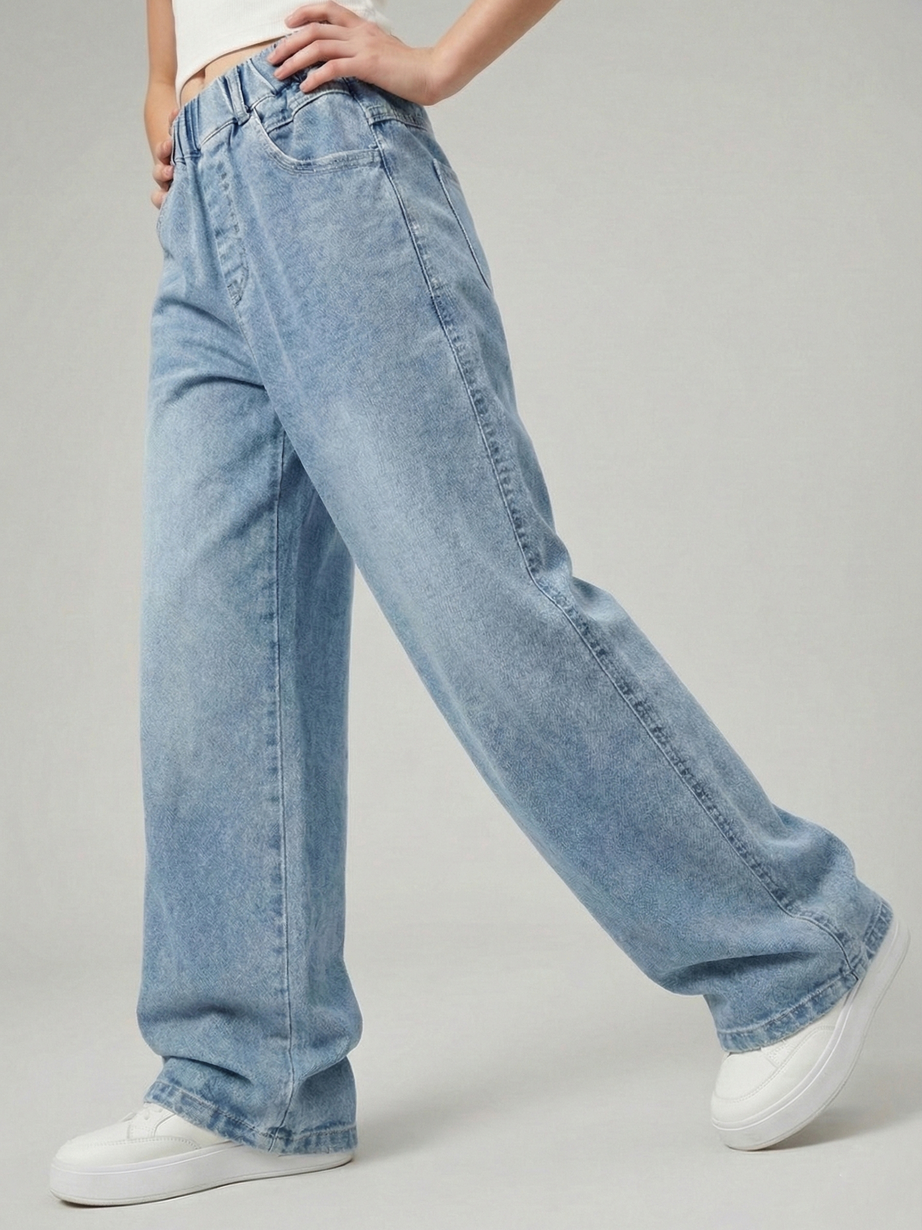 Джинсы-трубы СИНИЙ МИР R94-IL - фото 6