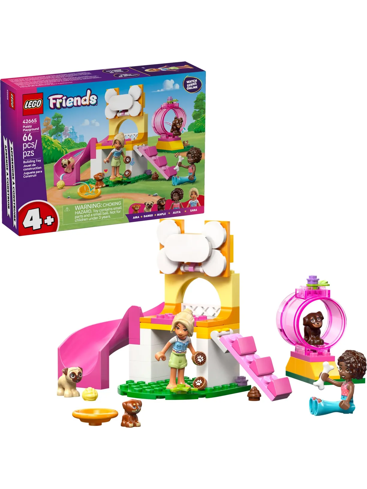 Конструктор LEGO Friends Площадка для щенков 66 дет. - фото 1