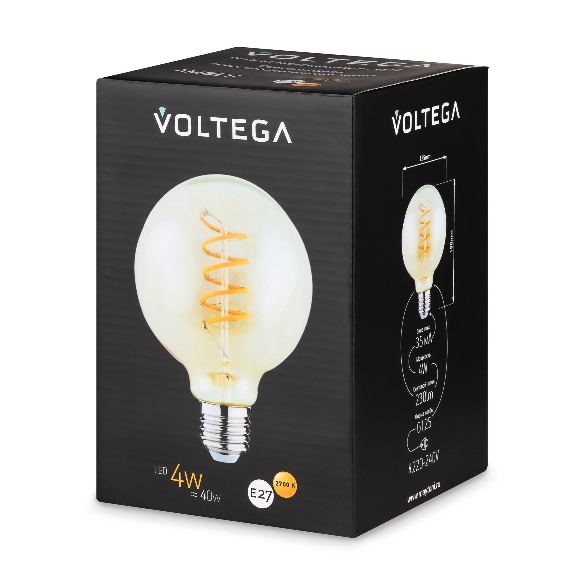 Лампочка декоративная VOLTEGA 8518 - фото 6