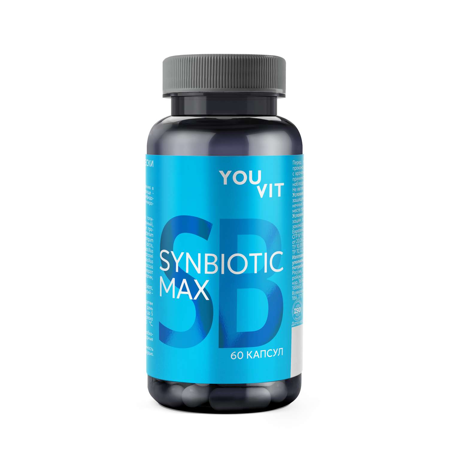 БАД Mirrolla Youvit Синбиотик Max (капсулы по 350 мг) №60 - фото 1