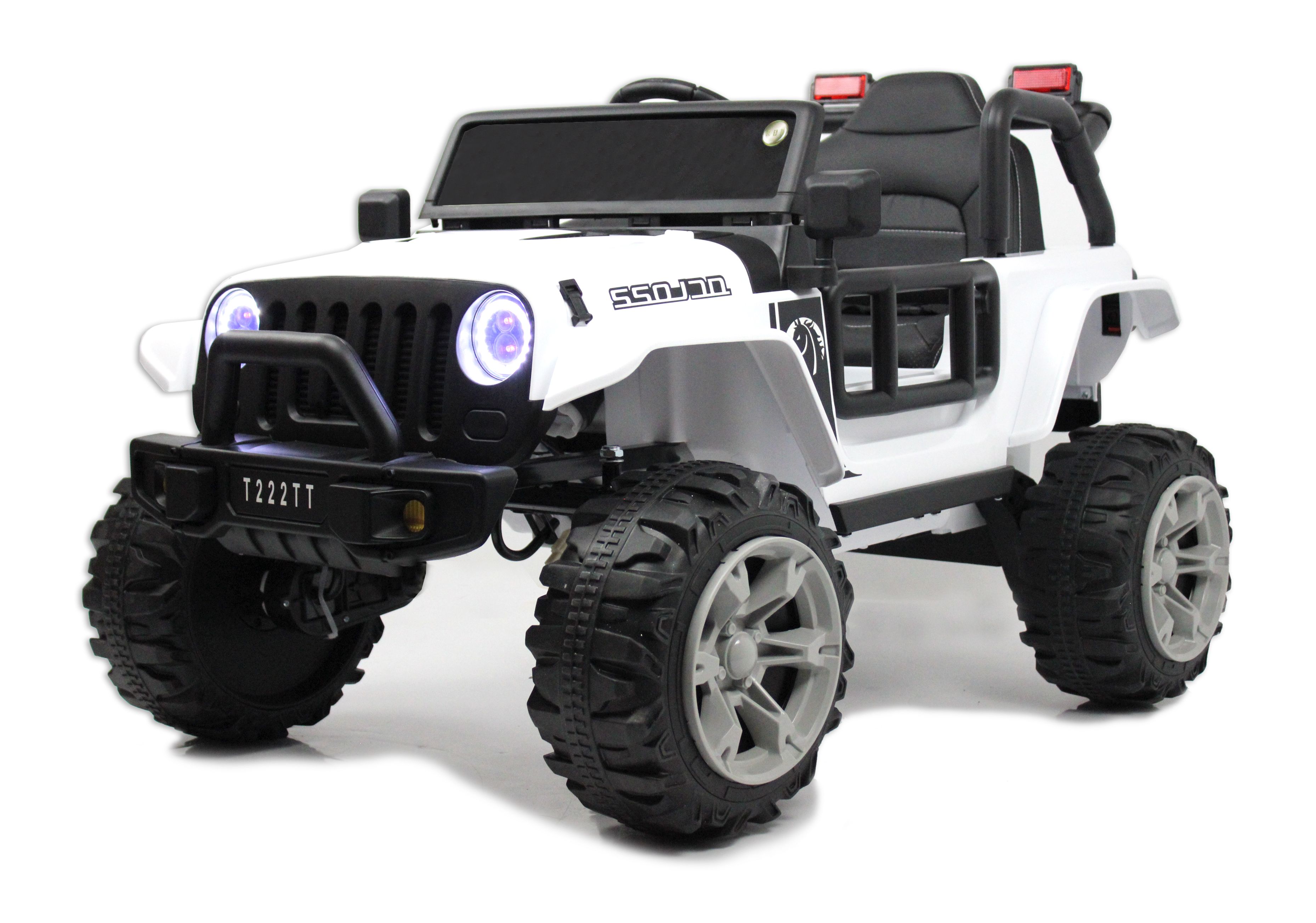Электромобиль RIVERTOYS T222TT-4WD-WHITE С пультом ДУ - фото 27