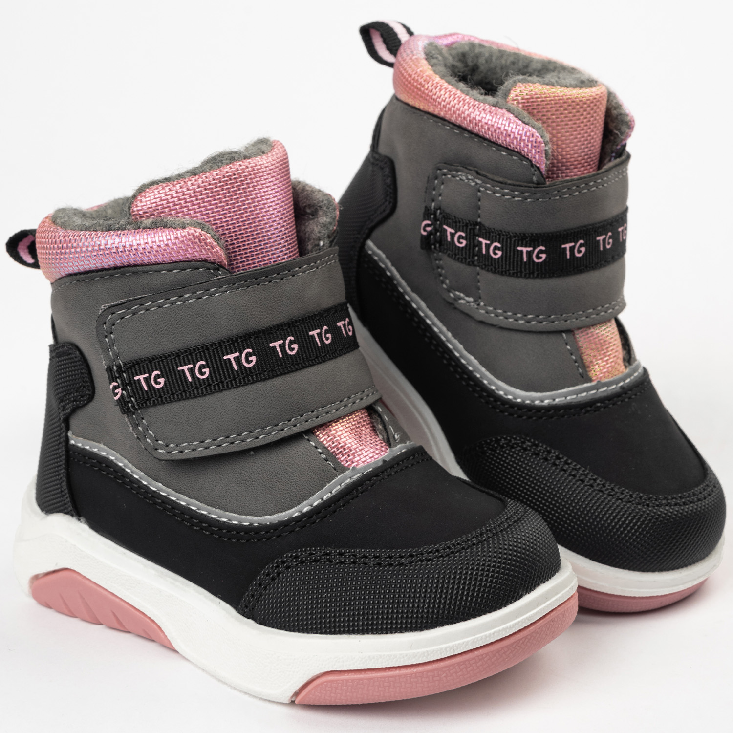 Ботинки TikkaGo 6Y07_59061-4_grey-pink - фото 1