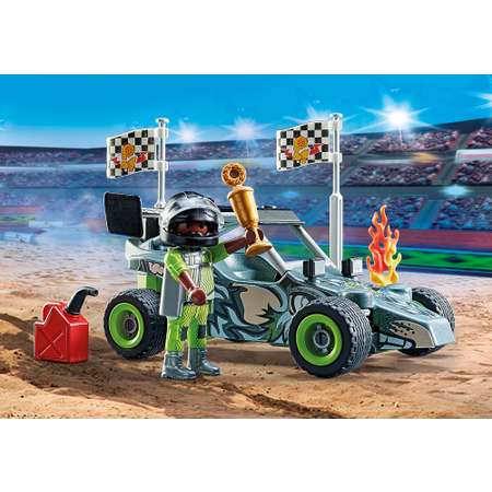 Конструктор Playmobil Каскадер-шоу-гонщик блочный