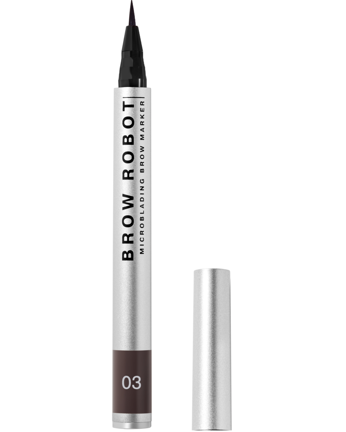 Маркер для бровей Influence Beauty Brow robot тон 03 темно-русый 0.7 мл - фото 1