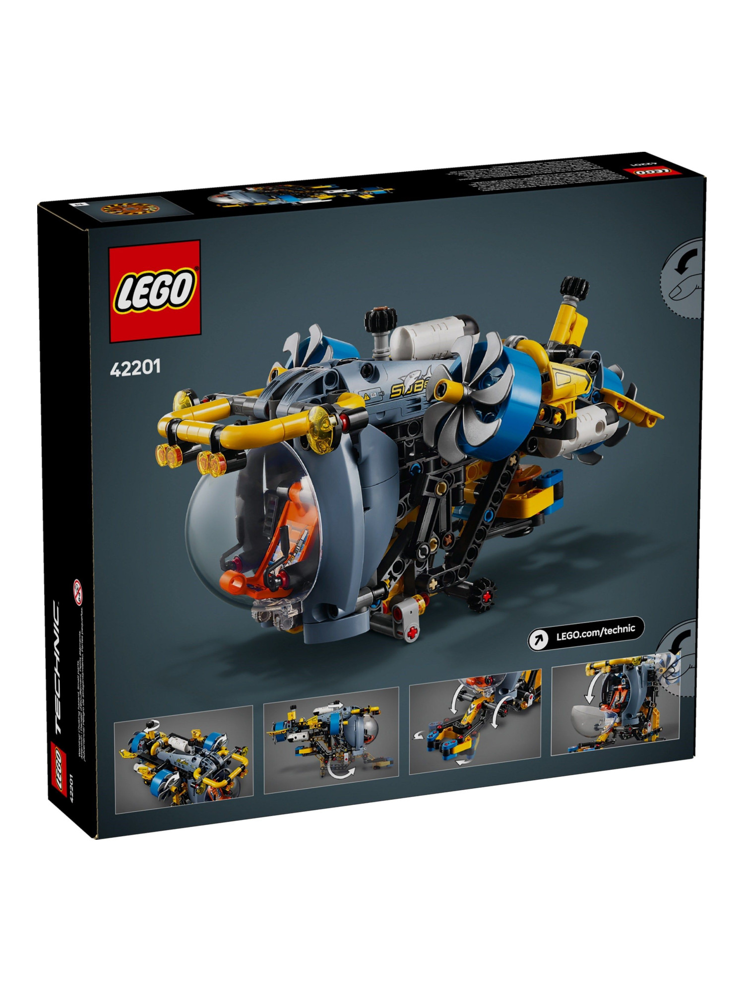 Конструктор LEGO Technic Подводная лодка 413 дет. - фото 2